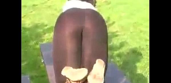  Blac Chyna at the park rob kardashian girlfriend